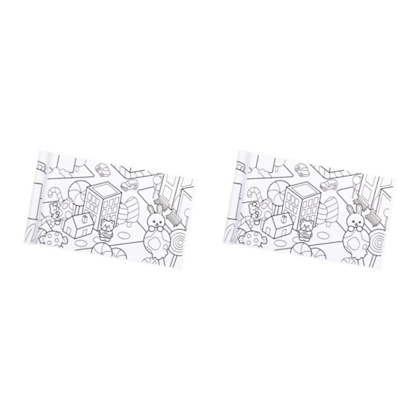 1/2/3 färgpappersrulle Färgbar 30cmx300cm Rich Patterns DIY City 30 x 300cm 2Set