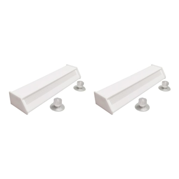 1/2/3/5 Multi hårförlängningshållare Wigsrack vägg White 30.5 x 7.6 x 4.6cm 2Set