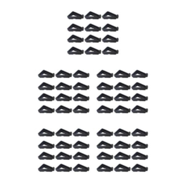 1/2/3/5 12 stycken Lätt och bärbar pottålösning för Small black 5Set