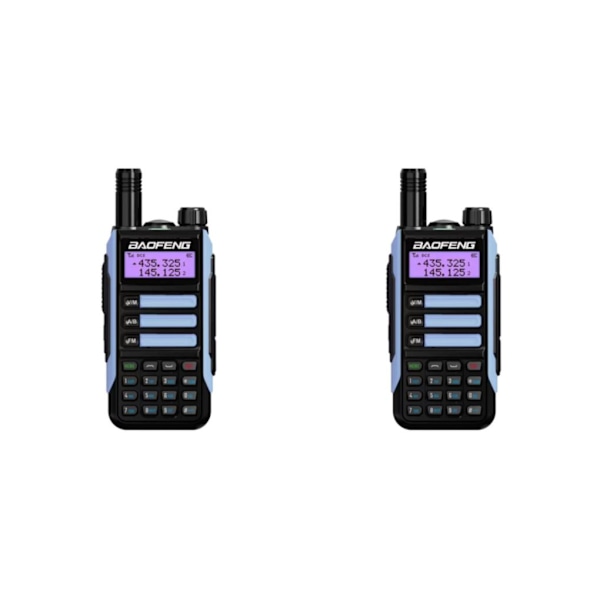 1/2 -16 Way Radio Radio Walkie Vattentät Tvåvägs Tvåvägsradio Blue 2Set