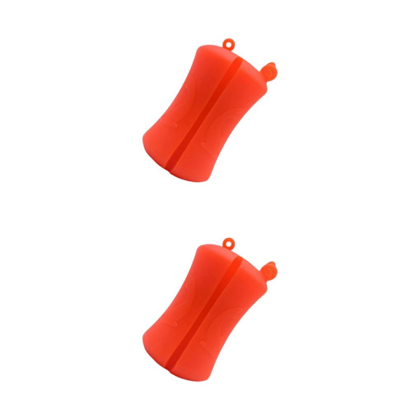 1/2/3/5 Bärbar fiskespö Fast boll Slitstark Slitstark Red 6 x 3.8cm 2Set