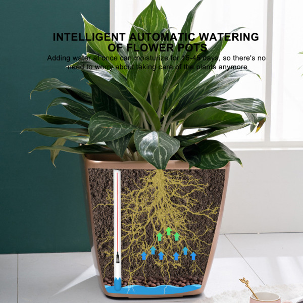 1/2/3 Snygg blomkruka Garden S Skönhet med innovativ växt gray 14*13 *10.5 1 Pc
