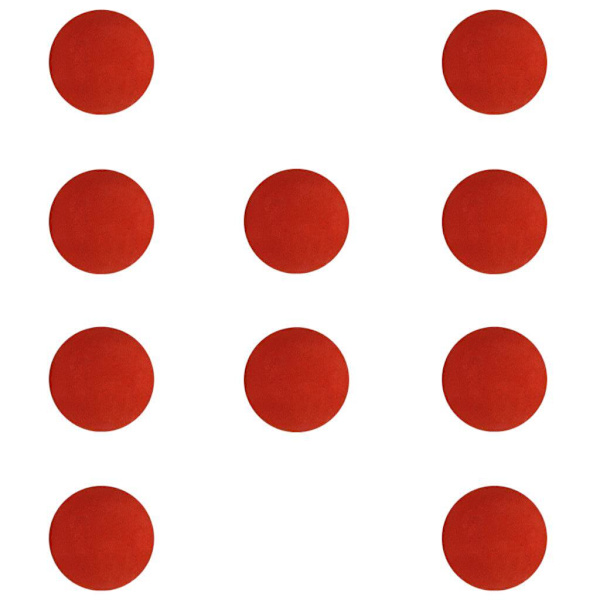 1/2/3/5 10 stycken EVA Foam För Golfswing Övningar Övning Red 42mm 2Set