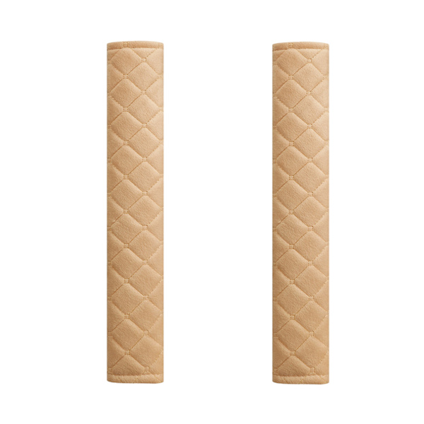 1/2/3/5 2 stycken Supermjuka, mjuka bilkåpor Ingen blekning Ingen fällning beige single line 33CM 1Set