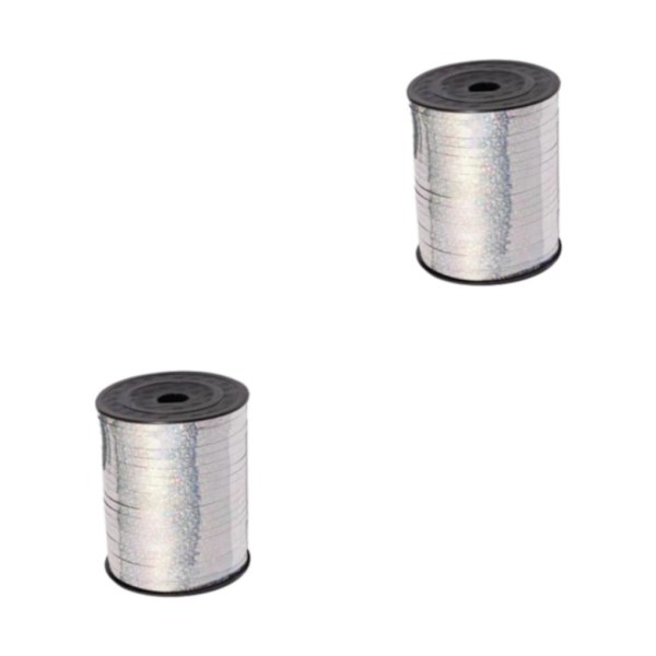 1/2/3/5 Golden Curled Ribbon Plast Robust och hållbar för silver ribbon Laser 2Set