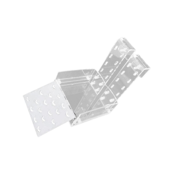 1/2 Tortoise Ramp Climbing Eremit För Crab Turtle Basking Clear 10x17cm 1Set