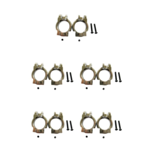 1/2/3/5 2pack/lot Aluminium främre C-nav hjulblock för axial Titanium 5Set