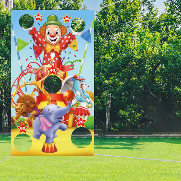 1/2/3 Återanvändbara speluppsättningar Banner Friends Interaction Toss Game Style B 1Set