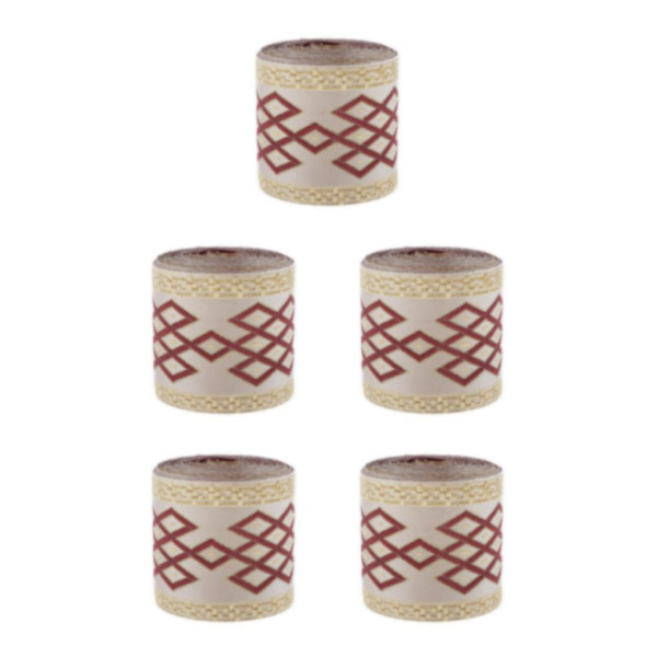 1/2/5 5 meter etnisk stil Jacquard Trim Ribbon Gardin 5Set