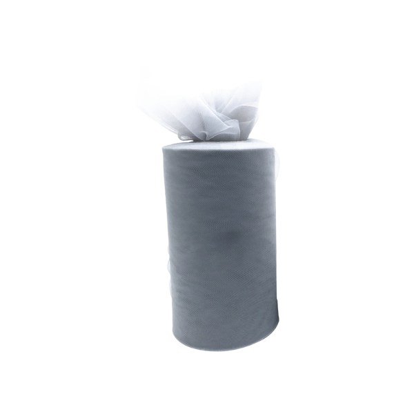 1/2/3/5 White Roll handled Tyll Coil Hållbar och pålitlig bröllop light grey 5Set