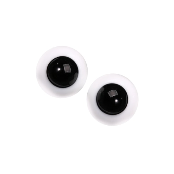 1/2/3/5 2x Doll Eyes Wiggle Eyes för Halloween rekvisita Skulptur Black diameter 6mm 5Set