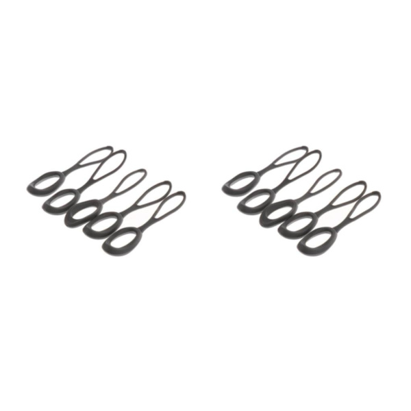 1/2/3/5 5 stycken Non- För slip Stark För Dragkedja Dragsladd Zip Grey 66mm 2Set