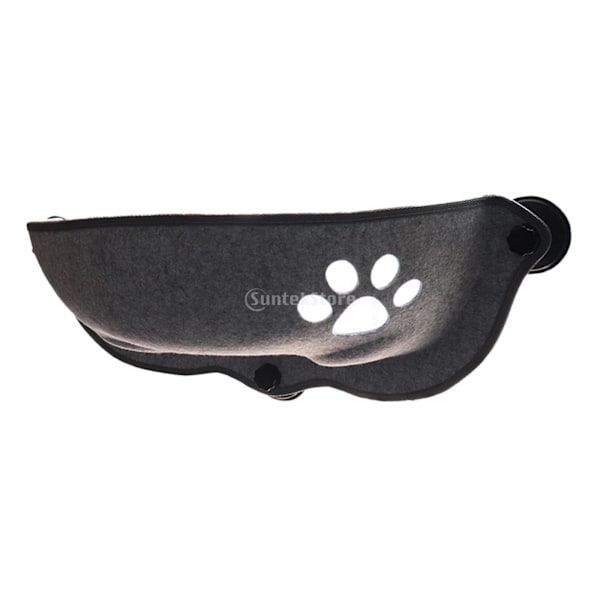 1/2/3 Fönstermonterad Cat Hammock Bed Mysig solstol med sug Grey 1 Pc
