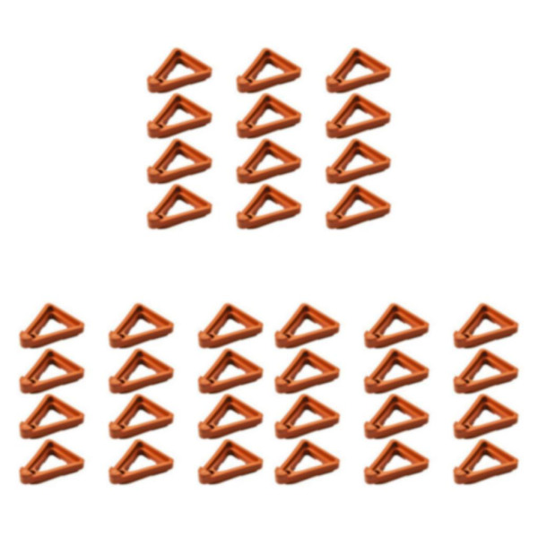 1/2/3/5 12 stycken Lätt och bärbar pottålösning för Small brick red 3Set
