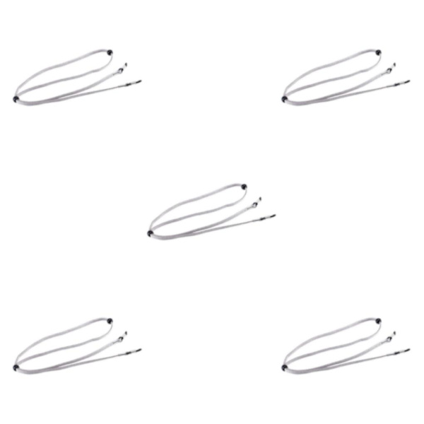 2/3/5 Glasögonrem Non- För Slip Stretchy Universal Rope Grey 26.77 Inch 5Set