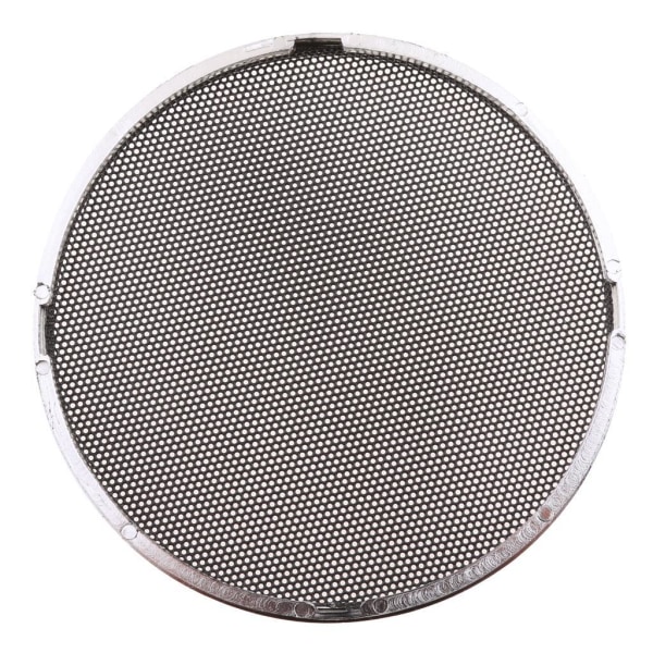 1/2/3/5 Högtalare Dekorativ cirkel Cover Galler Mesh Black 8 Inch 1Set