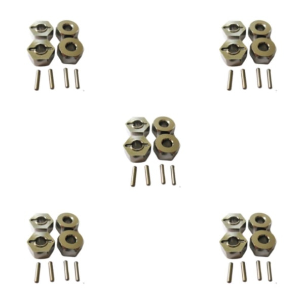 1/2/3/5 4MM hjulfäste för 1/14 LC larvband Hög precision 4MM titanium color 5Set