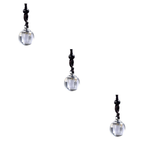 1/2/3/5 Memorial Pendant Halsband Parfymflaska för Ashes spherical 3Set