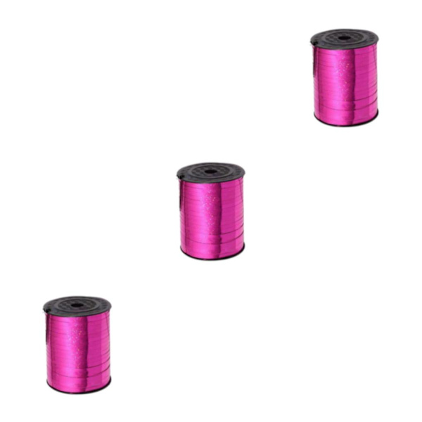 1/2/3/5 Golden Curled Ribbon Plast Robust och hållbar för rose red 3Set