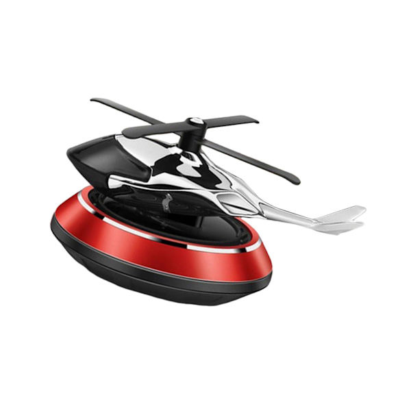 1/2/3 Solar Powered Car Air Freshener För Creative Small Car Red 10.4x8cm 1Set