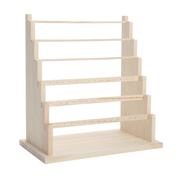 Smycken Showcase Rack en Ring Örhängen Display Stand Rack 6 Layer A