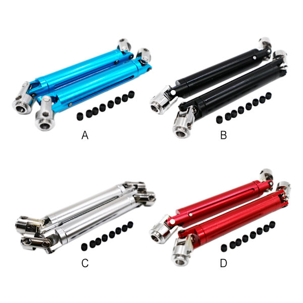 1/2/3/5 Center Drivaxel För ECX 1/12 Rc RGT136100 Aluminium red 1Set