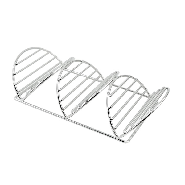 1/2/3 Tacohållare Stativ Håll hårt eller mjukt Tacos Food Grade för Holds 3 12x12cm 1Set
