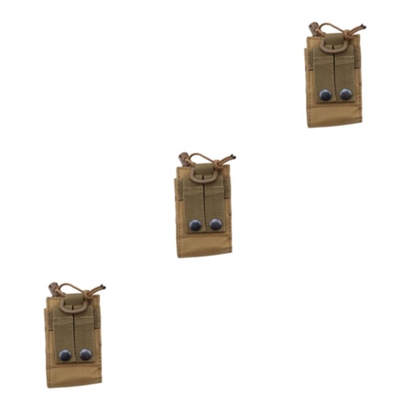 1/2/3/5 Radio Intercom Bag Interphone Magazine Pouch Hunting Yellow 3PCS
