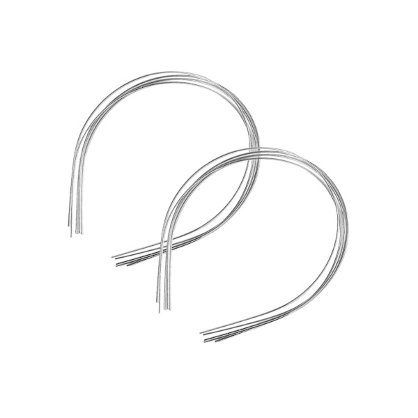 1/2/3/5 10 st Metalltunntrådshuvudband Smidigt för DIY Craft Silver 1.5mm 2Set