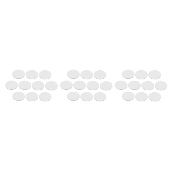 1/2/3/5 10 delar platt watch Ersättningsdel Clear 33.5mm 3Set
