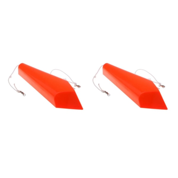 1/2 stänkande flöte Båtfiske Trollingtillbehör Sidohyvel Left 24cm 2Set