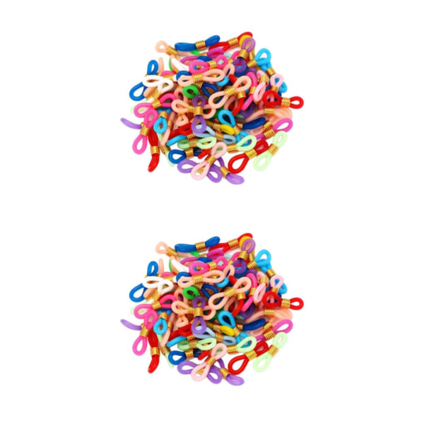 1/2/3/5 50 st Glasögon Glasögon Kedjeremshållare Loop Ends Type C 50 Pcs 2Set