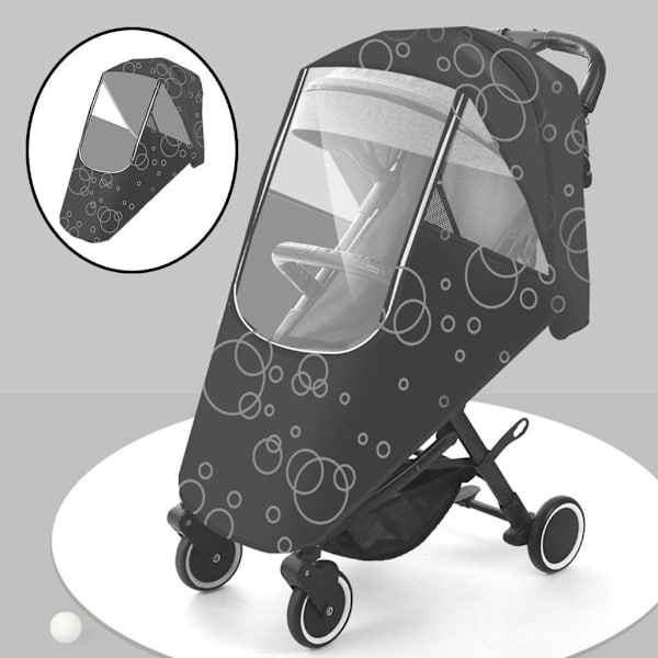 1/2 Regnskydd Buggy Cover Väder För Shield Blue 100x58x50cm 1Set