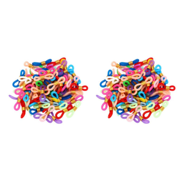 1/2/3/5 50 st Glasögon Glasögon Kedjeremshållare Loop Ends Type C 50 Pcs 2Set