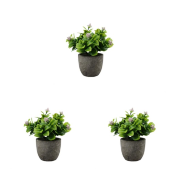 1/2/3 Plast Realistic Artificiell Suckulent Lågt underhåll newcoffeebabysbreath 3Set
