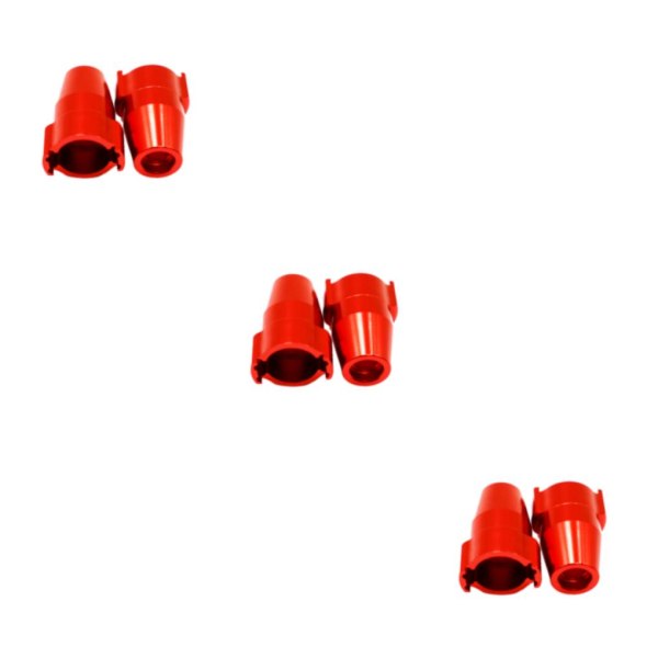 1/2/3/5 2 stycken bakre navhållare för 1/12 ECX Barrage Aluminium red 3Set