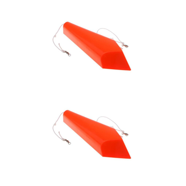 1/2 stänkande flöte Båtfiske Trollingtillbehör Sidohyvel Left 24cm 2Set
