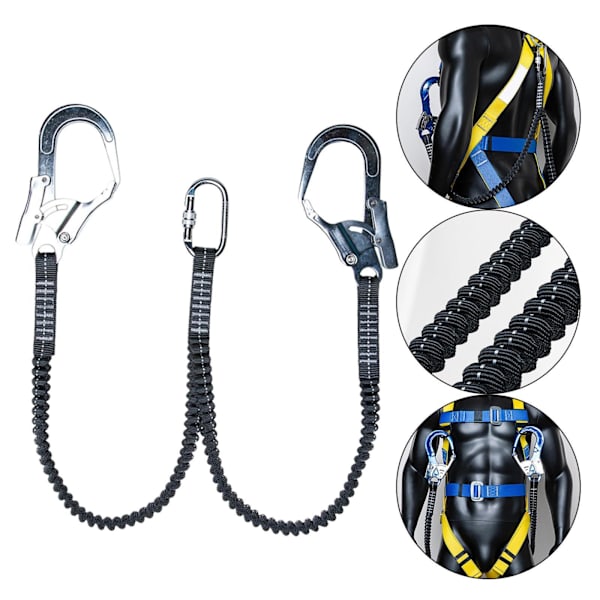 Konstruktion Säkerhetssele Fallskyddslinan Säker och Double Belt