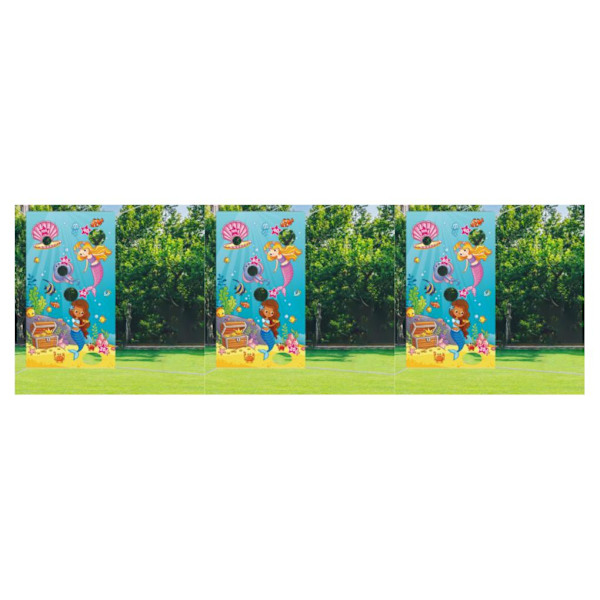 1/2/3 Återanvändbara speluppsättningar Banner Friends Interaction Toss Game Style D 3Set