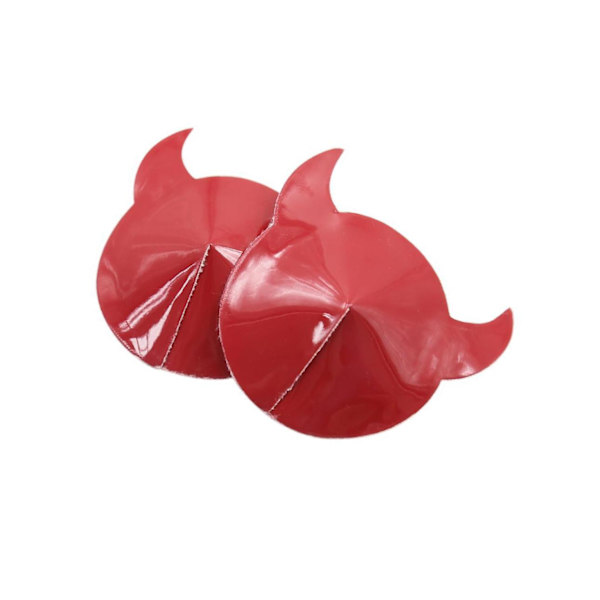 1/3/5 läderpastor självhäftande horn täcker kvinnors bröst 1Set