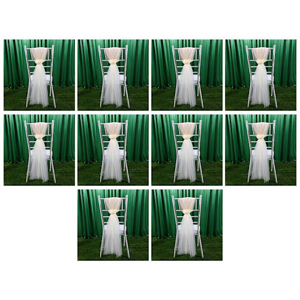 1/2/3 10x Freely DIY Bröllopsdekor Festtillbehör för olika Milk White 2Set