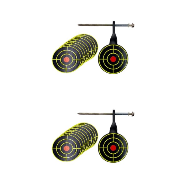 1/2/3/5 Metal Practice Target 5mm Tree Standing Target Rotary 2Set