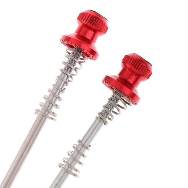 1/3/5 Fram Bak Quick Release Axle För Cykelspett för väg Red 1Set
