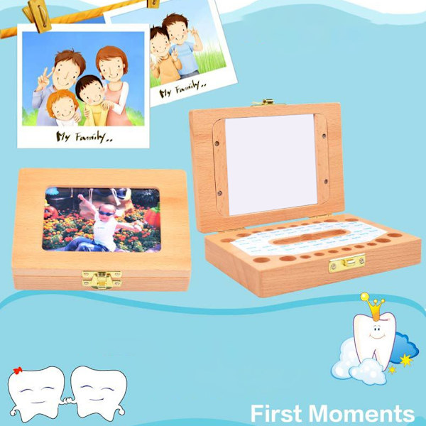 1/2/3/5 Baby Box Spara Organizer med fotoram Memory Keeper Japanese 1Set