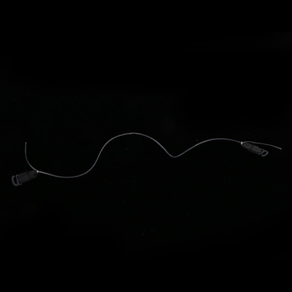 1/3/5 3 par Elastic Fish Line Nylon med krok för hår Black XL 1Set