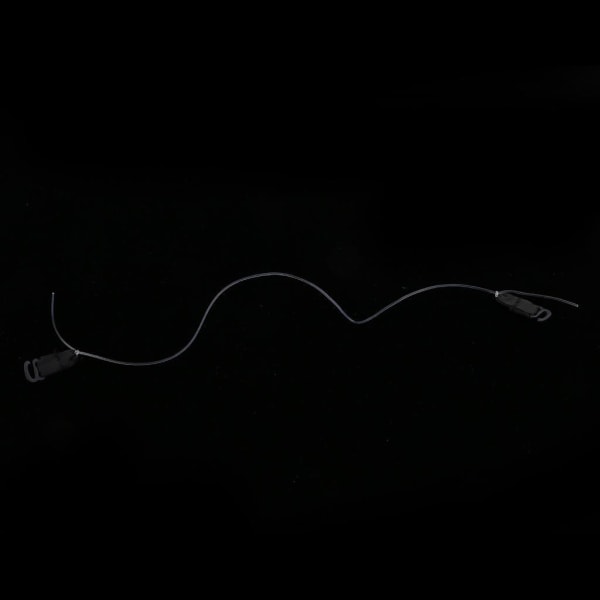 1/3/5 3 par Elastic Fish Line Nylon med krok för hår Black XL 5Set