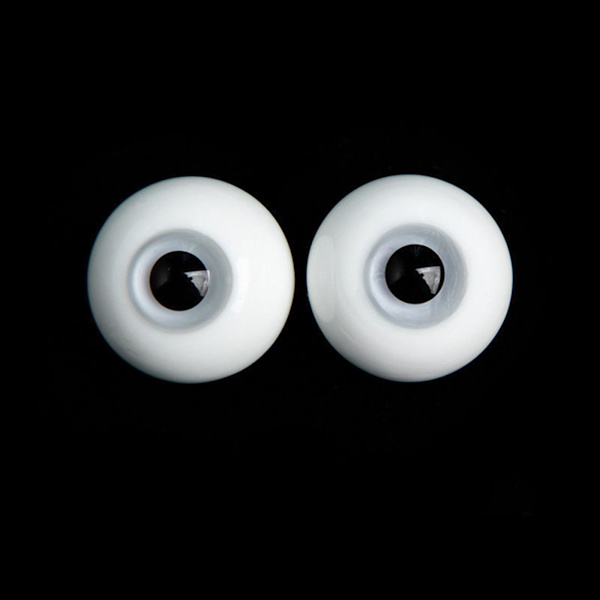 1/2/3/5 2x Doll Eyes Wiggle Eyes för Halloween rekvisita Skulptur White diameter 6mm 5Set