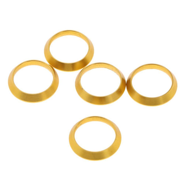 1/3/5 Aluminium Winding Check Dekorativ Ring DIY fiskespö 1Set