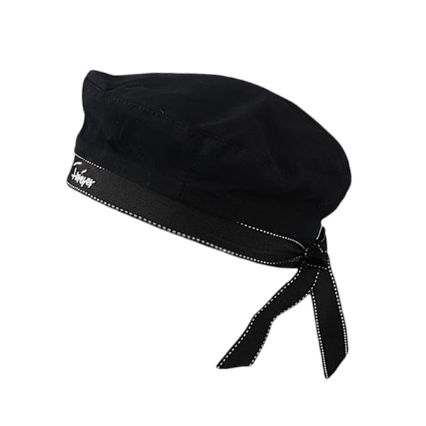 1/2/3 Sjömansmössa Stickad Mesh För Baskermössa Navy Mariner Cap Black 56cm-58cm 1Set