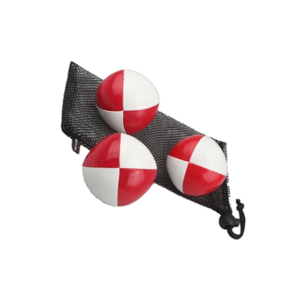 1/2/3 Clown jonglering boll kasta boll sport träning jonglera leksak Red White 6.3cm 1Set